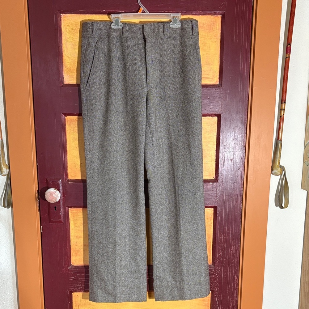 Gray Wool Pants